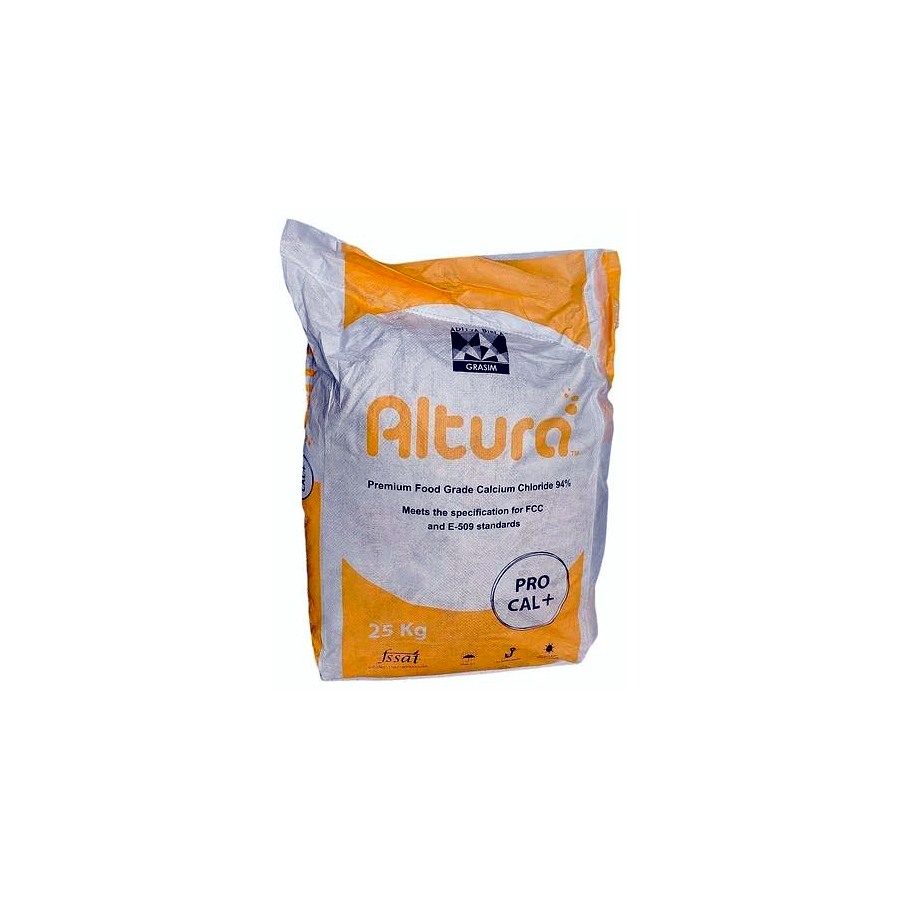 Altura Pro Cal+ — Food Grade Calcium Chloride Granules (94%) packaging — Suraj Chemicals