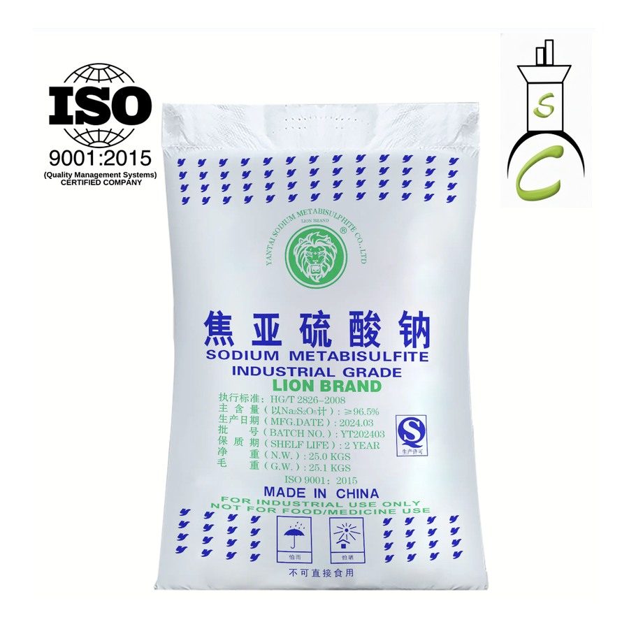 Sodium Metabisulphite (SMBS) packaging — Suraj Chemicals